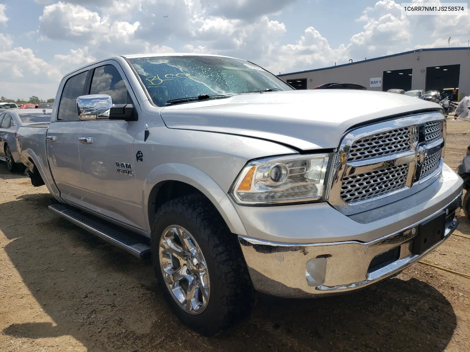 2018 Ram 1500 Laramie VIN: 1C6RR7NM1JS258574 Lot: 67092784