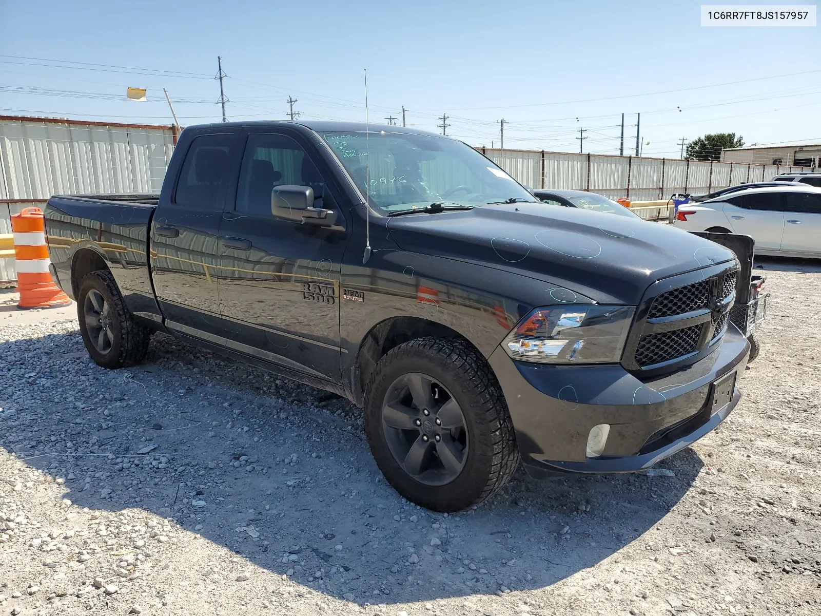 2018 Ram 1500 St VIN: 1C6RR7FT8JS157957 Lot: 67131744