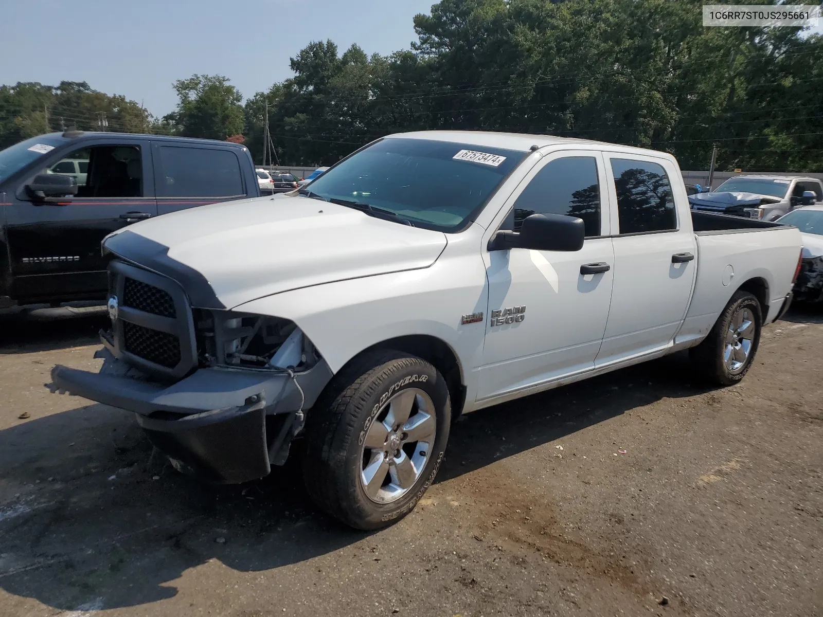 2018 Ram 1500 St VIN: 1C6RR7ST0JS295661 Lot: 67573474