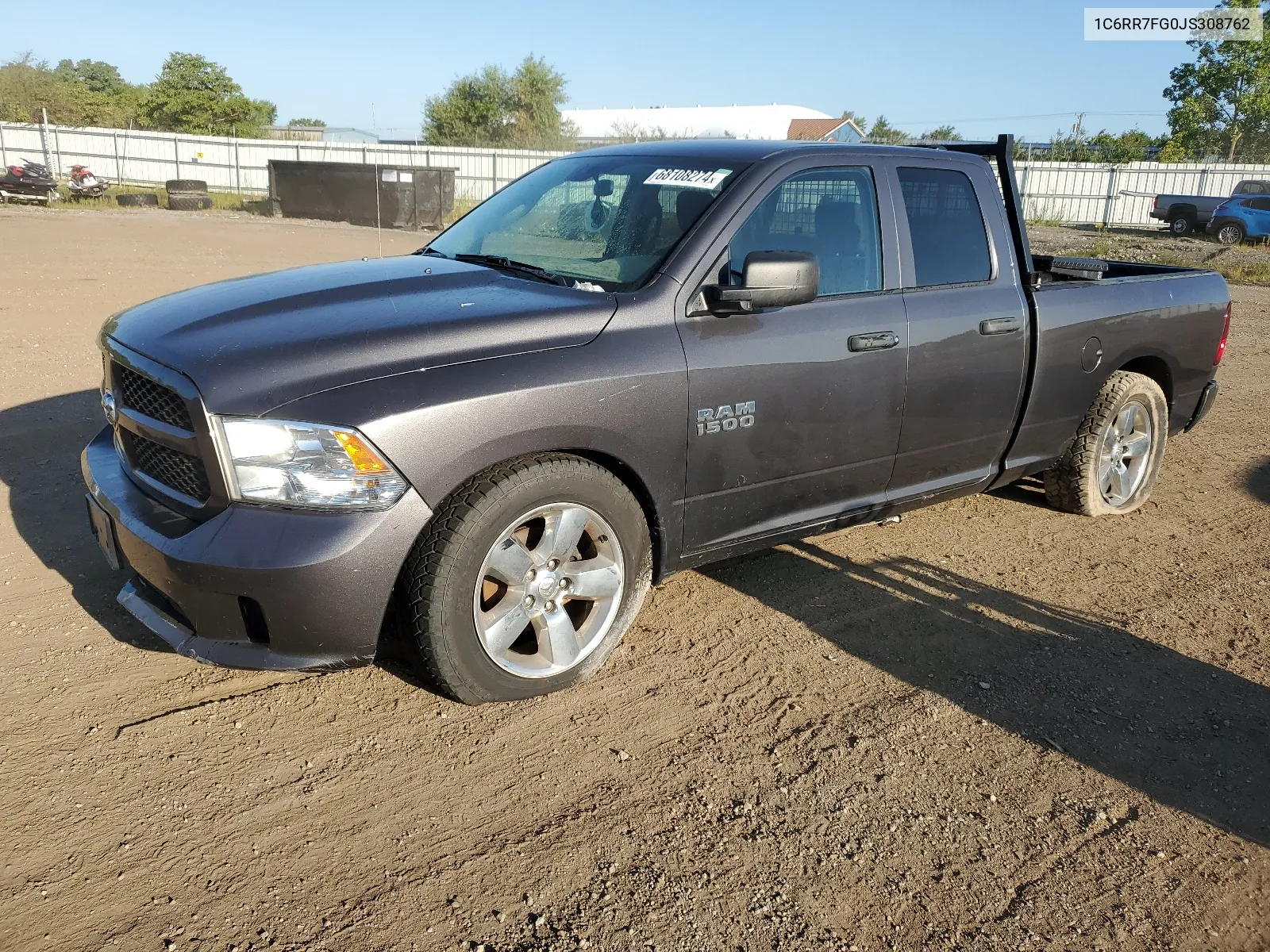 2018 Ram 1500 St VIN: 1C6RR7FG0JS308762 Lot: 68108274