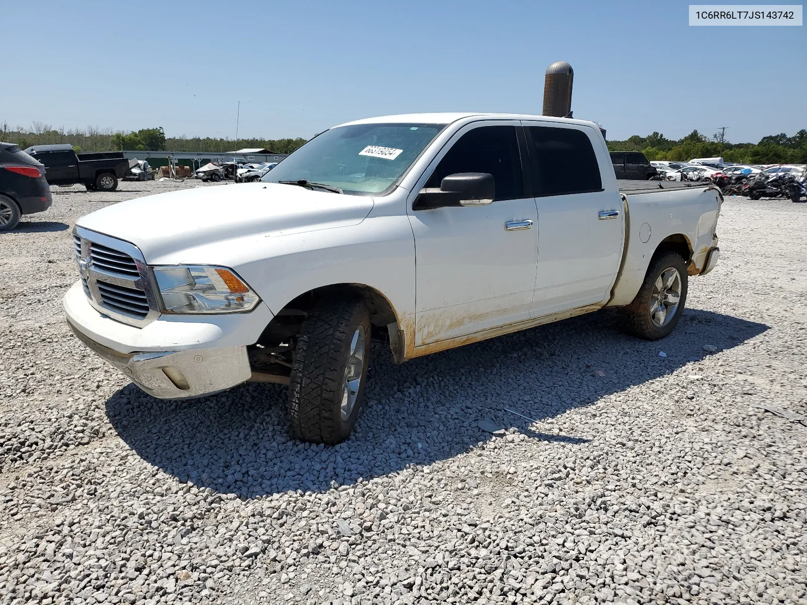 2018 Ram 1500 Slt VIN: 1C6RR6LT7JS143742 Lot: 68319054