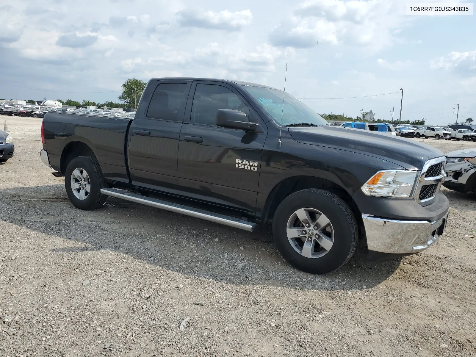 2018 Ram 1500 St VIN: 1C6RR7FG0JS343835 Lot: 68335714