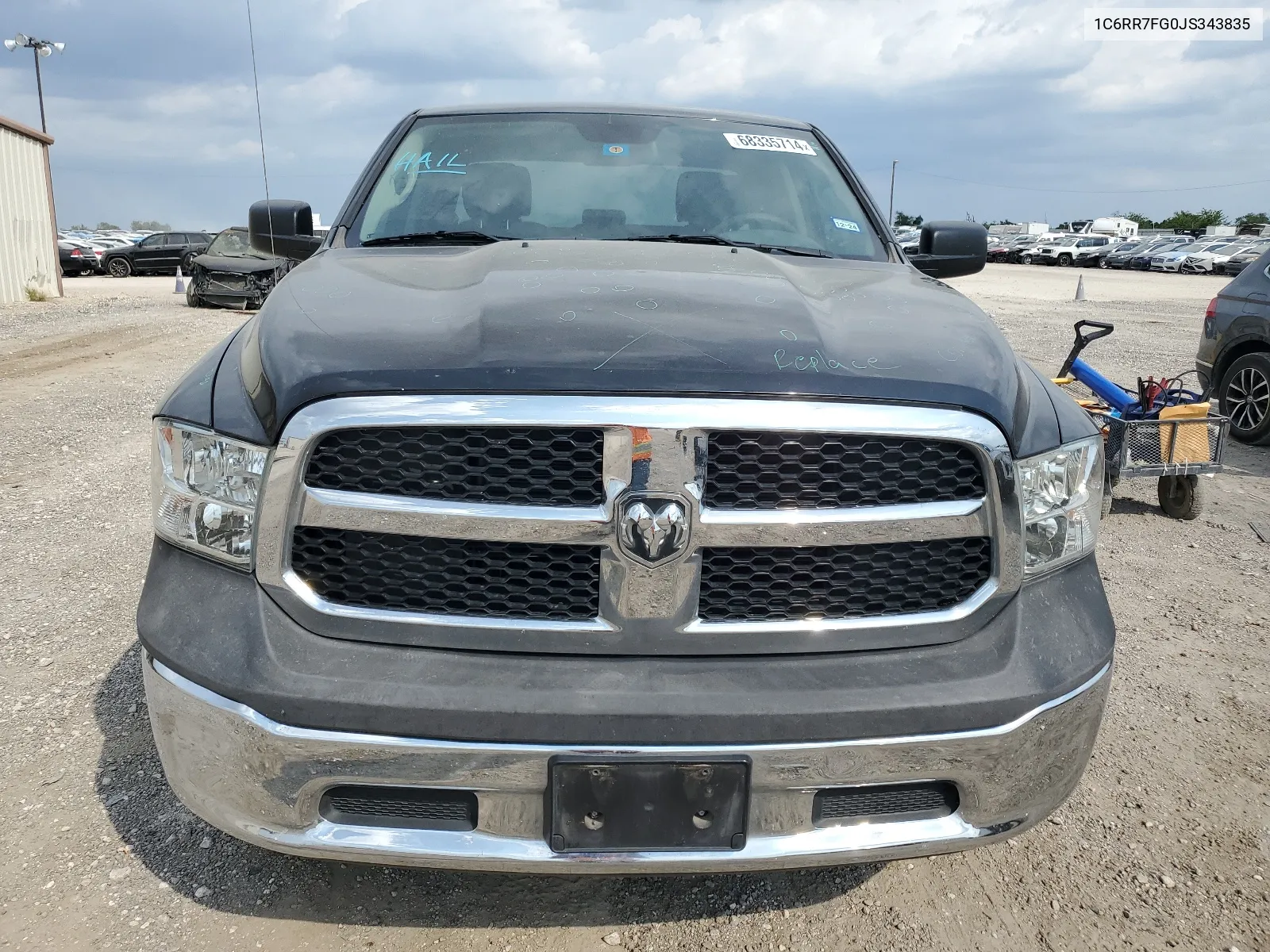 2018 Ram 1500 St VIN: 1C6RR7FG0JS343835 Lot: 68335714