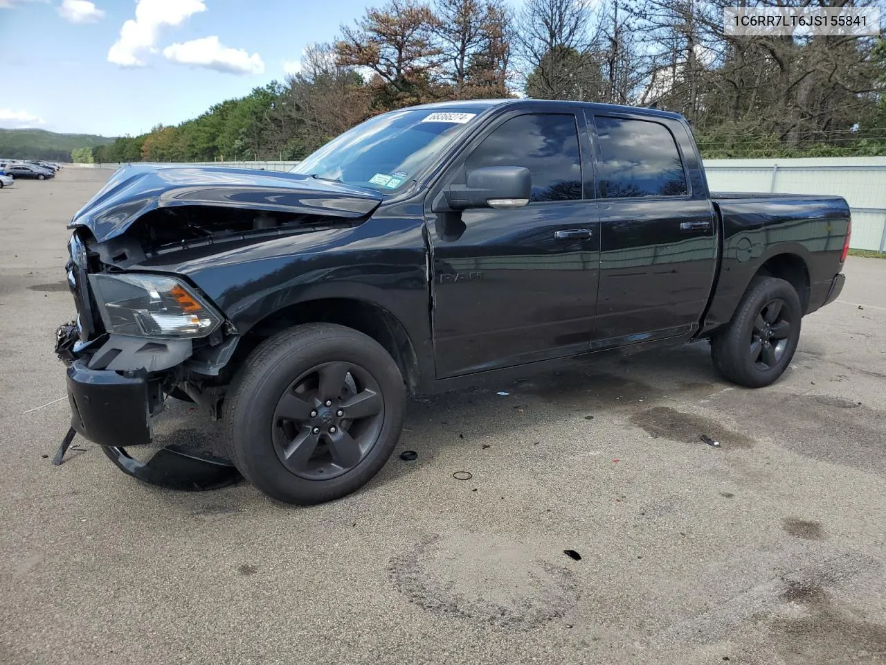 2018 Ram 1500 Slt VIN: 1C6RR7LT6JS155841 Lot: 68366274