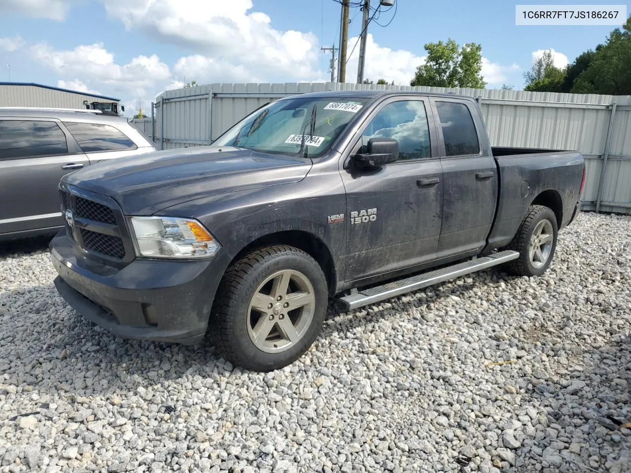 2018 Ram 1500 St VIN: 1C6RR7FT7JS186267 Lot: 68617074