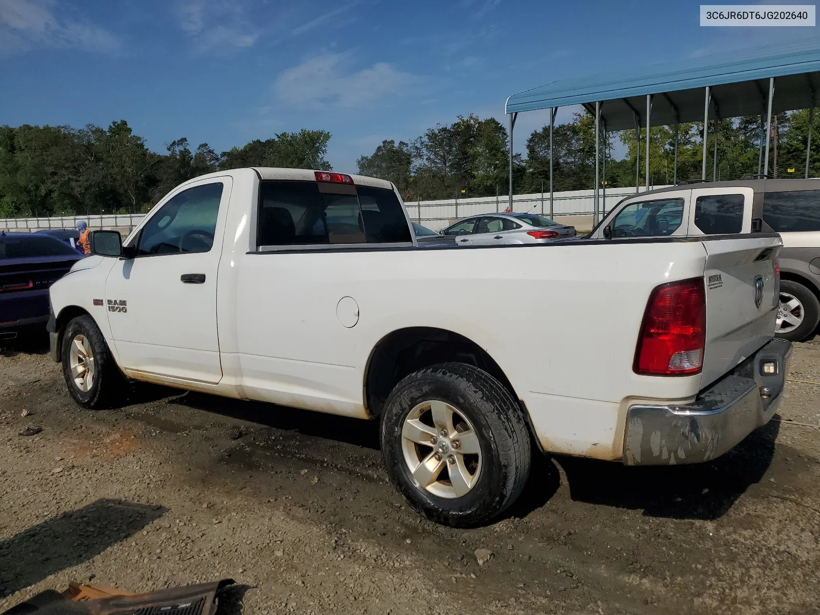 2018 Ram 1500 St VIN: 3C6JR6DT6JG202640 Lot: 68717374