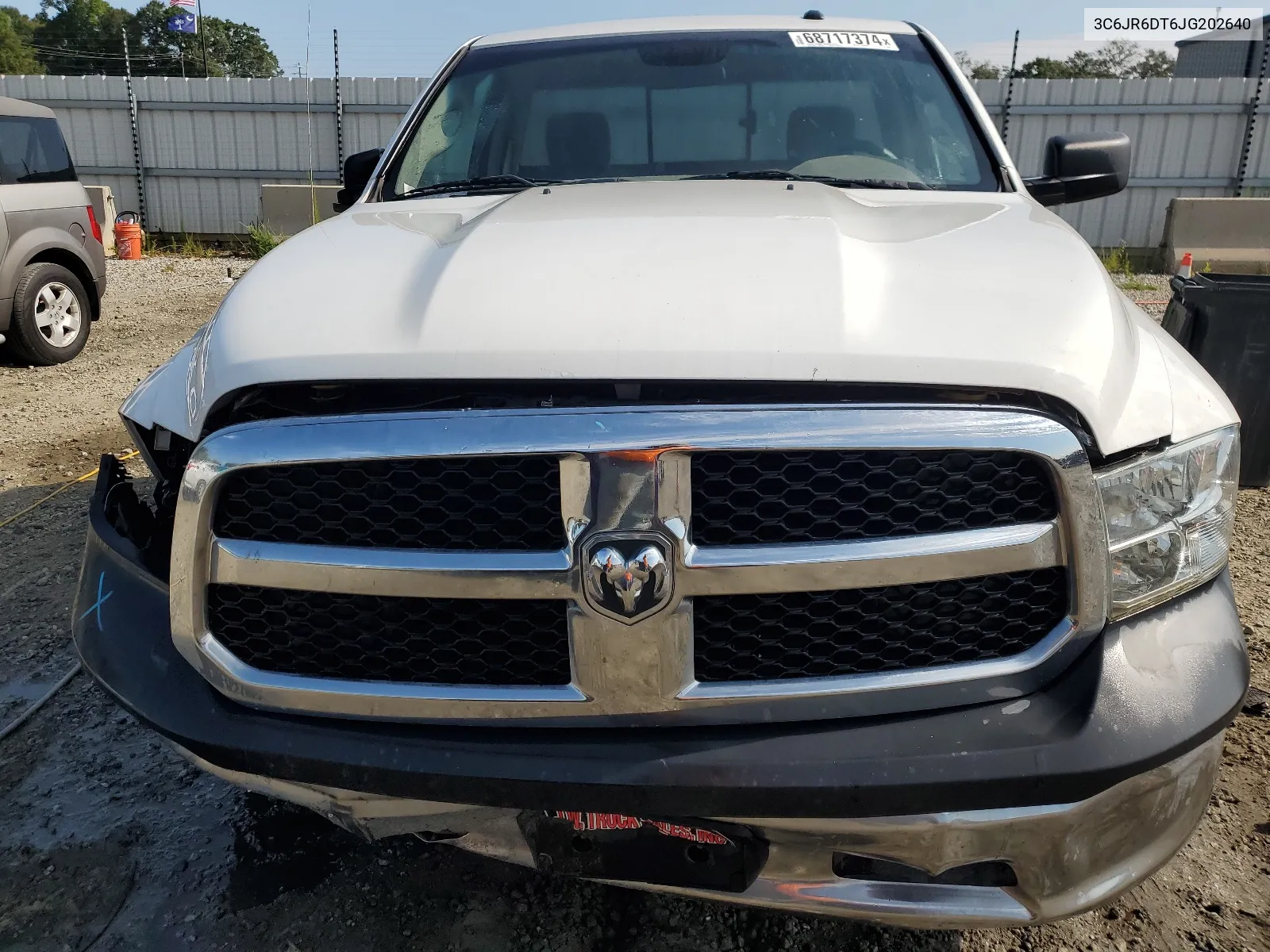 2018 Ram 1500 St VIN: 3C6JR6DT6JG202640 Lot: 68717374