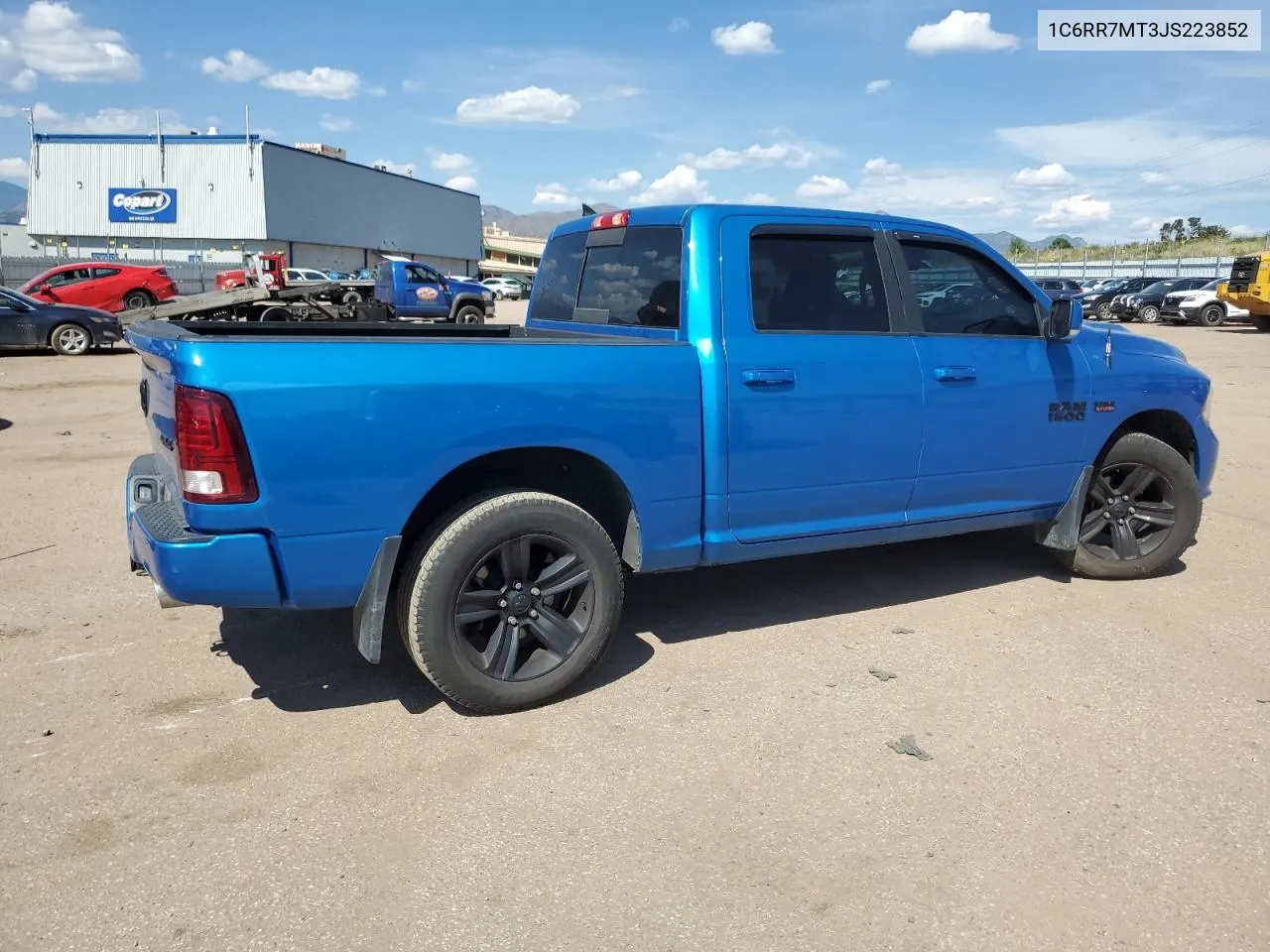 2018 Ram 1500 Sport VIN: 1C6RR7MT3JS223852 Lot: 68875454