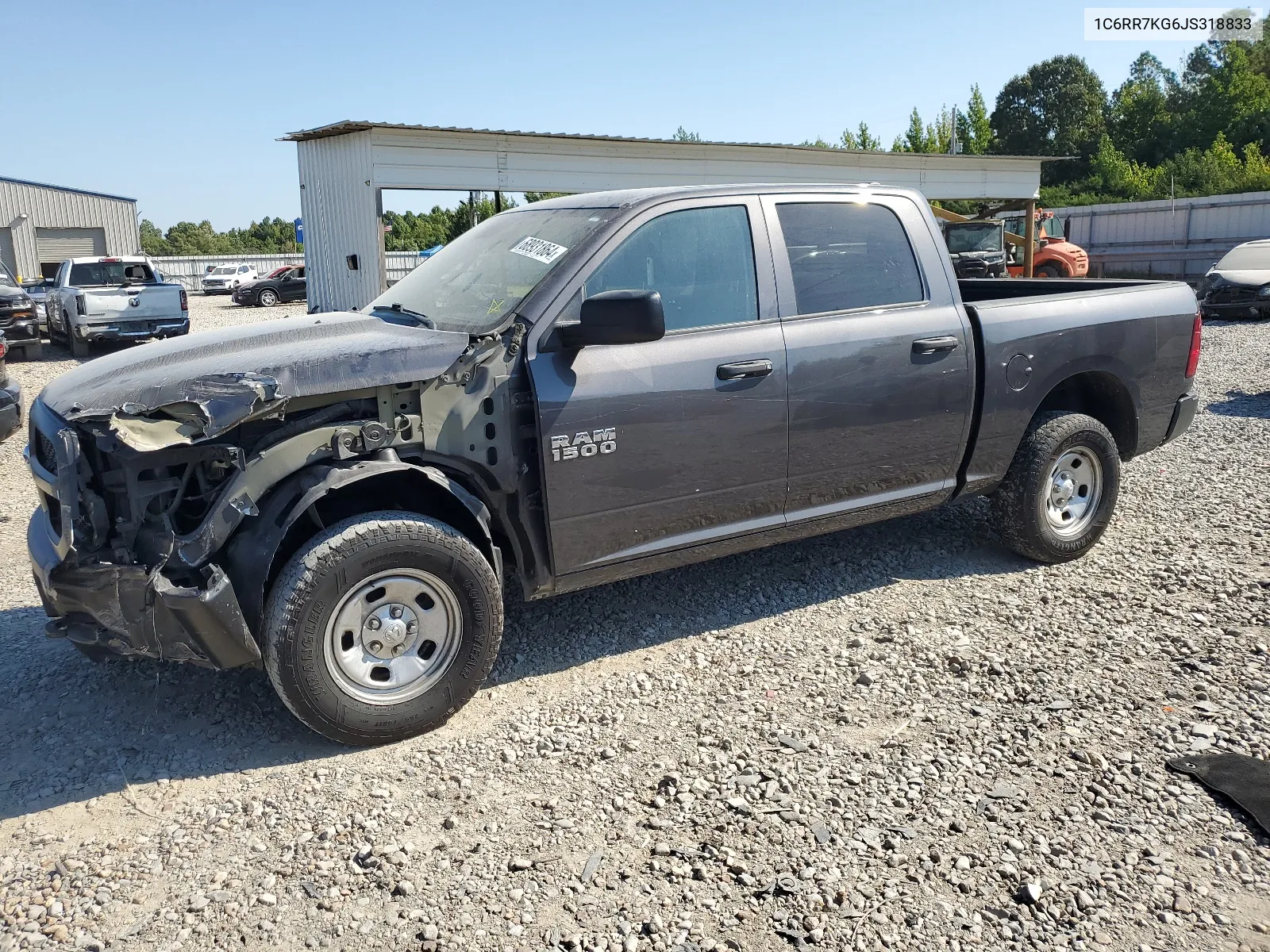 2018 Ram 1500 St VIN: 1C6RR7KG6JS318833 Lot: 68931864