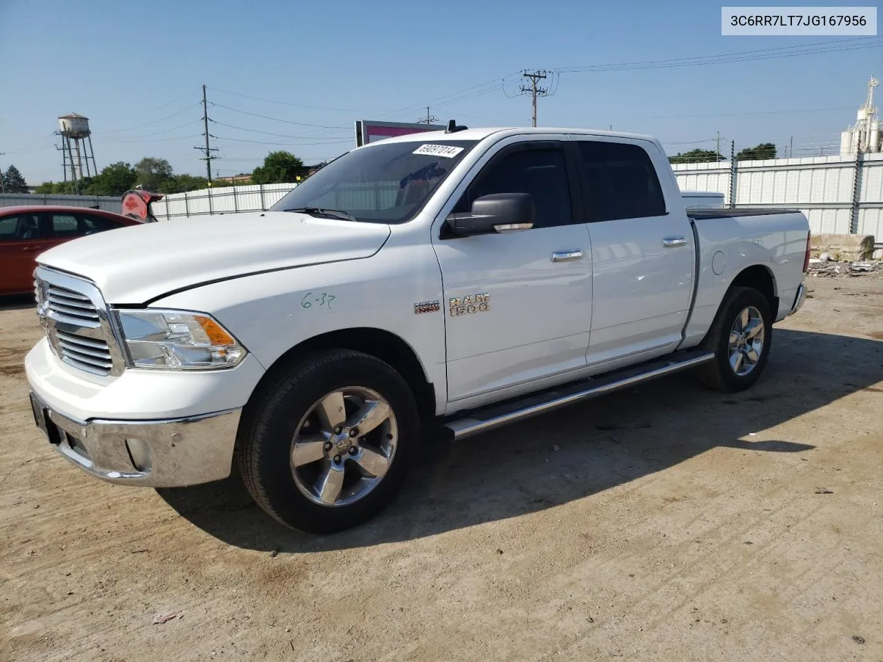 2018 Ram 1500 Slt VIN: 3C6RR7LT7JG167956 Lot: 69097014