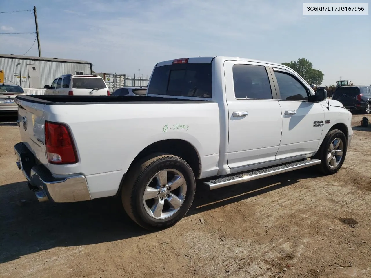 2018 Ram 1500 Slt VIN: 3C6RR7LT7JG167956 Lot: 69097014