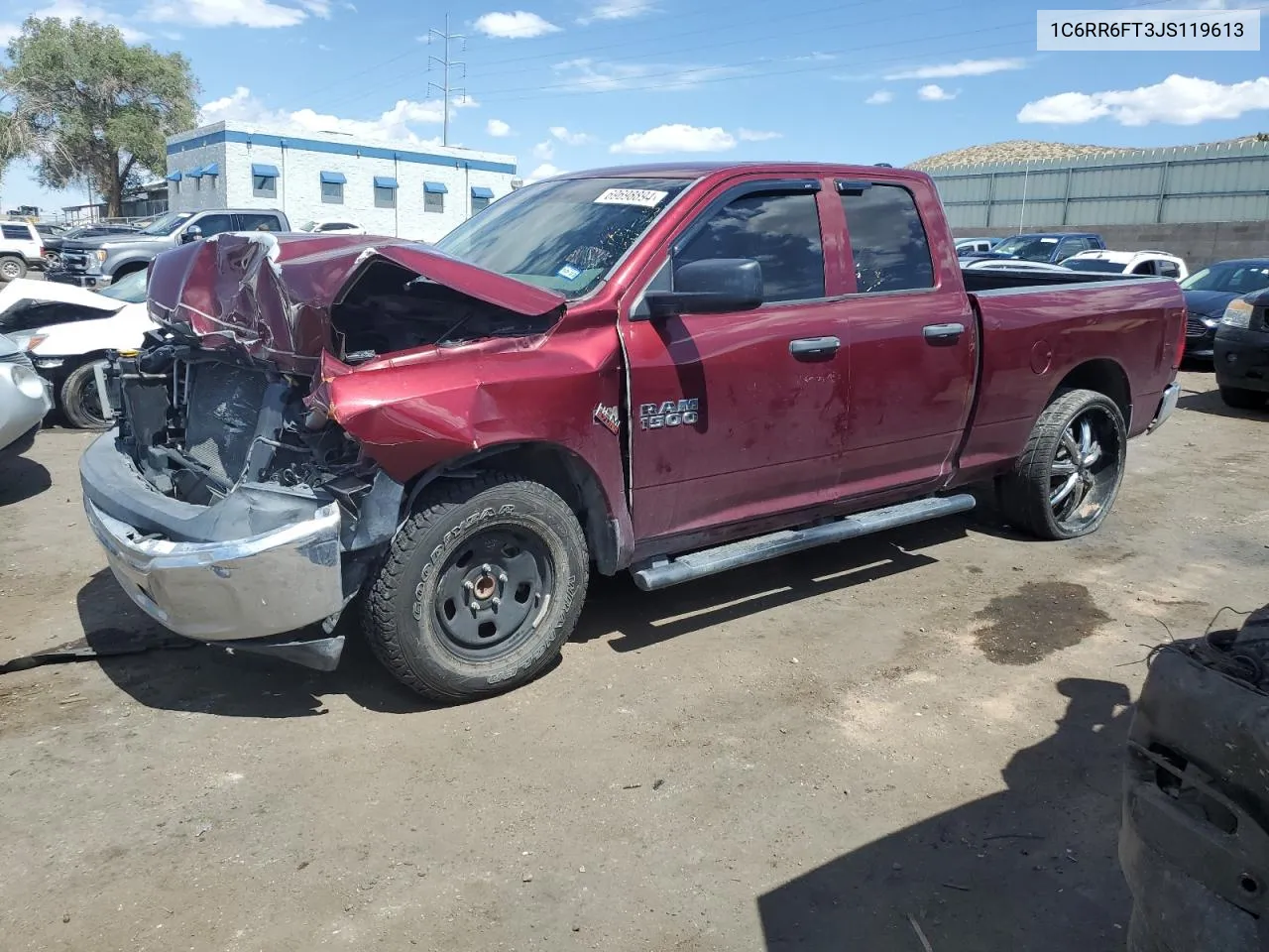 2018 Ram 1500 St VIN: 1C6RR6FT3JS119613 Lot: 69698894