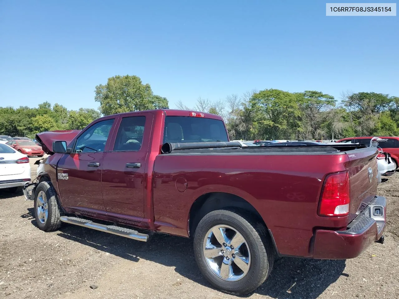 2018 Ram 1500 St VIN: 1C6RR7FG8JS345154 Lot: 69828224