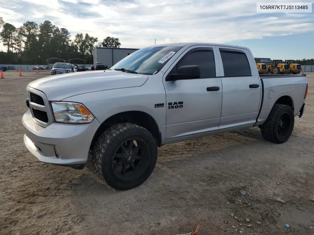 2018 Ram 1500 St VIN: 1C6RR7KT7JS113485 Lot: 70184354