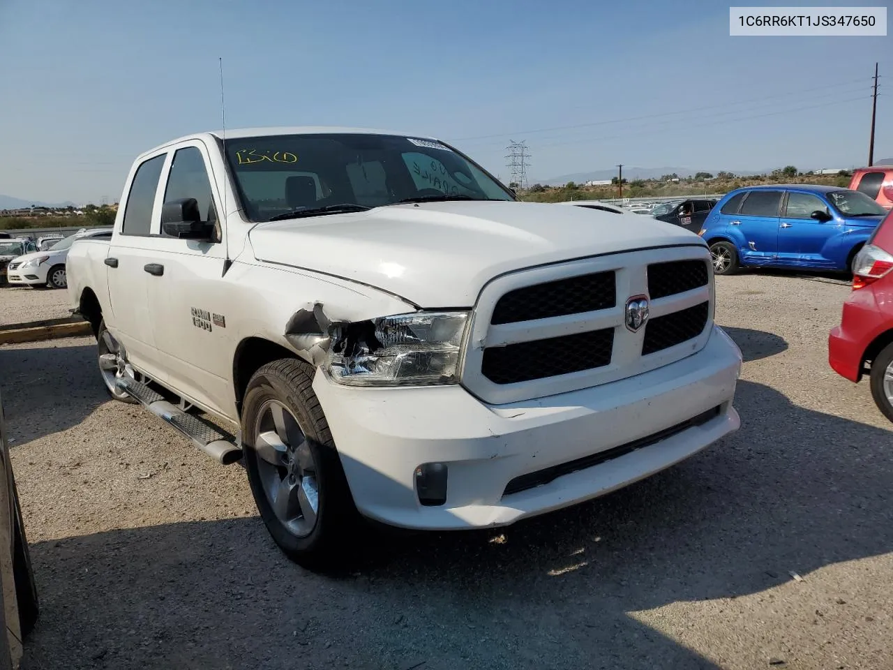 2018 Ram 1500 St VIN: 1C6RR6KT1JS347650 Lot: 70639094