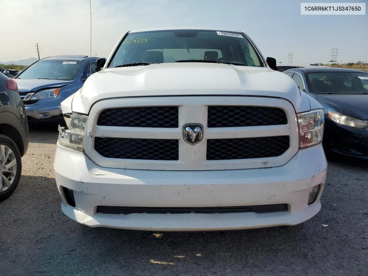 2018 Ram 1500 St VIN: 1C6RR6KT1JS347650 Lot: 70639094