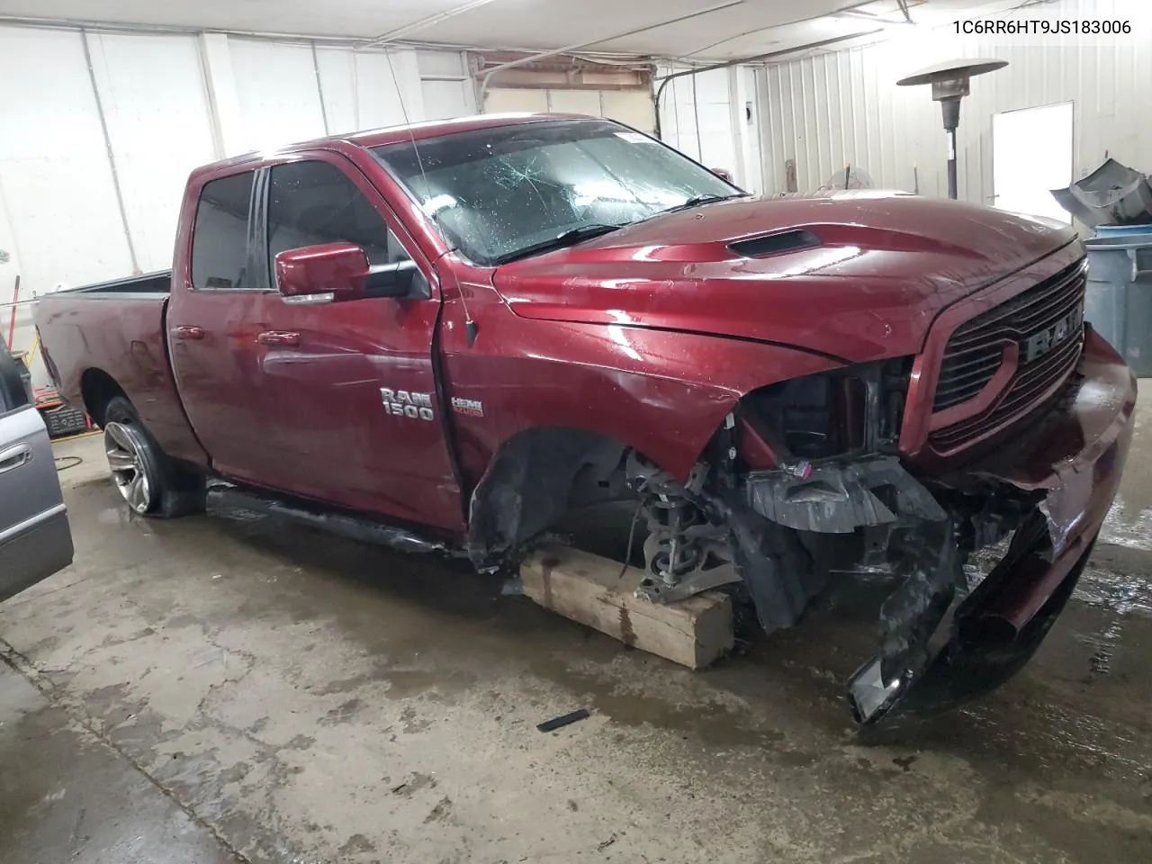 2018 Ram 1500 Sport VIN: 1C6RR6HT9JS183006 Lot: 70923114