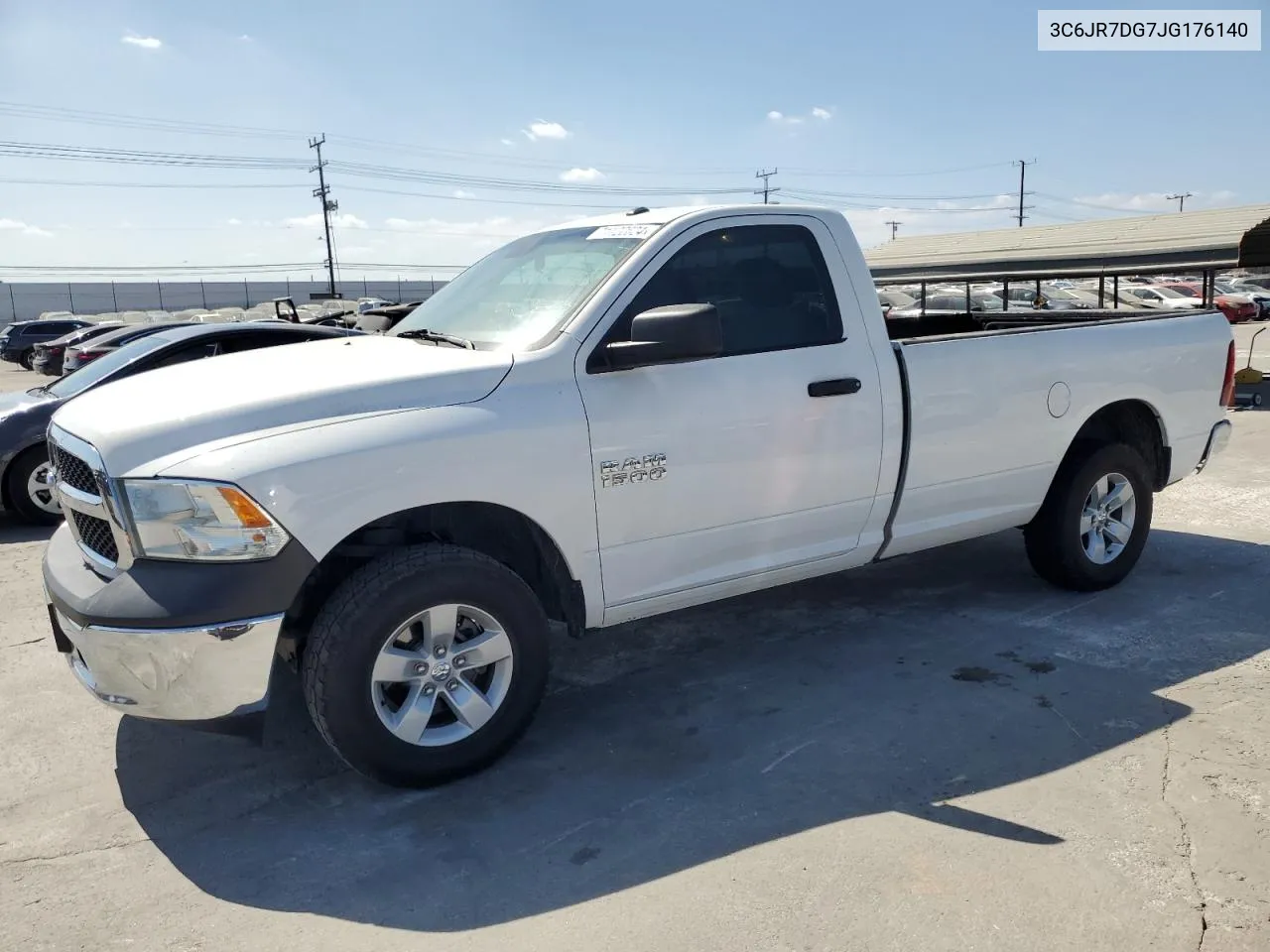 2018 Ram 1500 St VIN: 3C6JR7DG7JG176140 Lot: 71122624