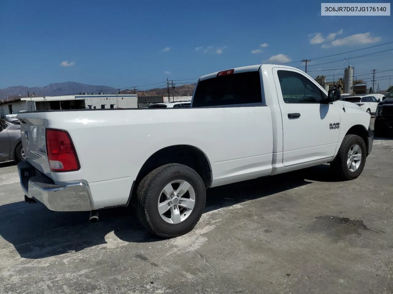 2018 Ram 1500 St VIN: 3C6JR7DG7JG176140 Lot: 71122624