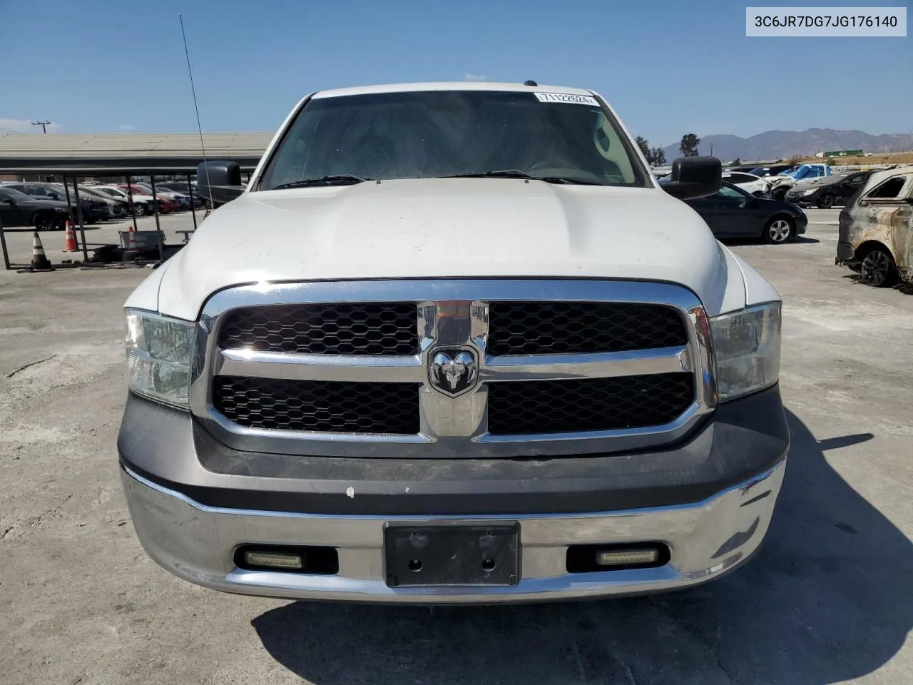 2018 Ram 1500 St VIN: 3C6JR7DG7JG176140 Lot: 71122624