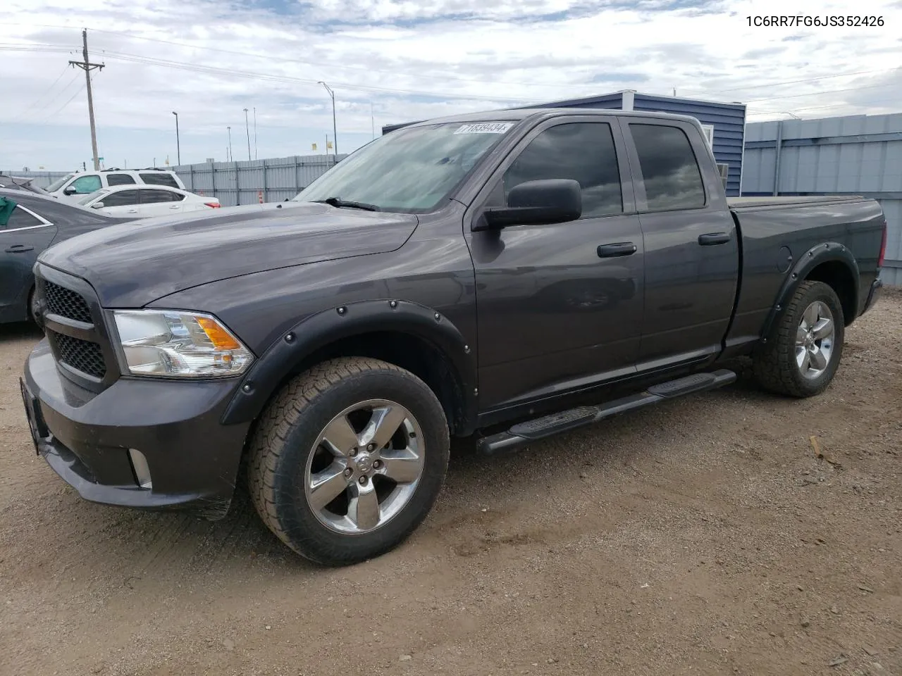 2018 Ram 1500 St VIN: 1C6RR7FG6JS352426 Lot: 71839434