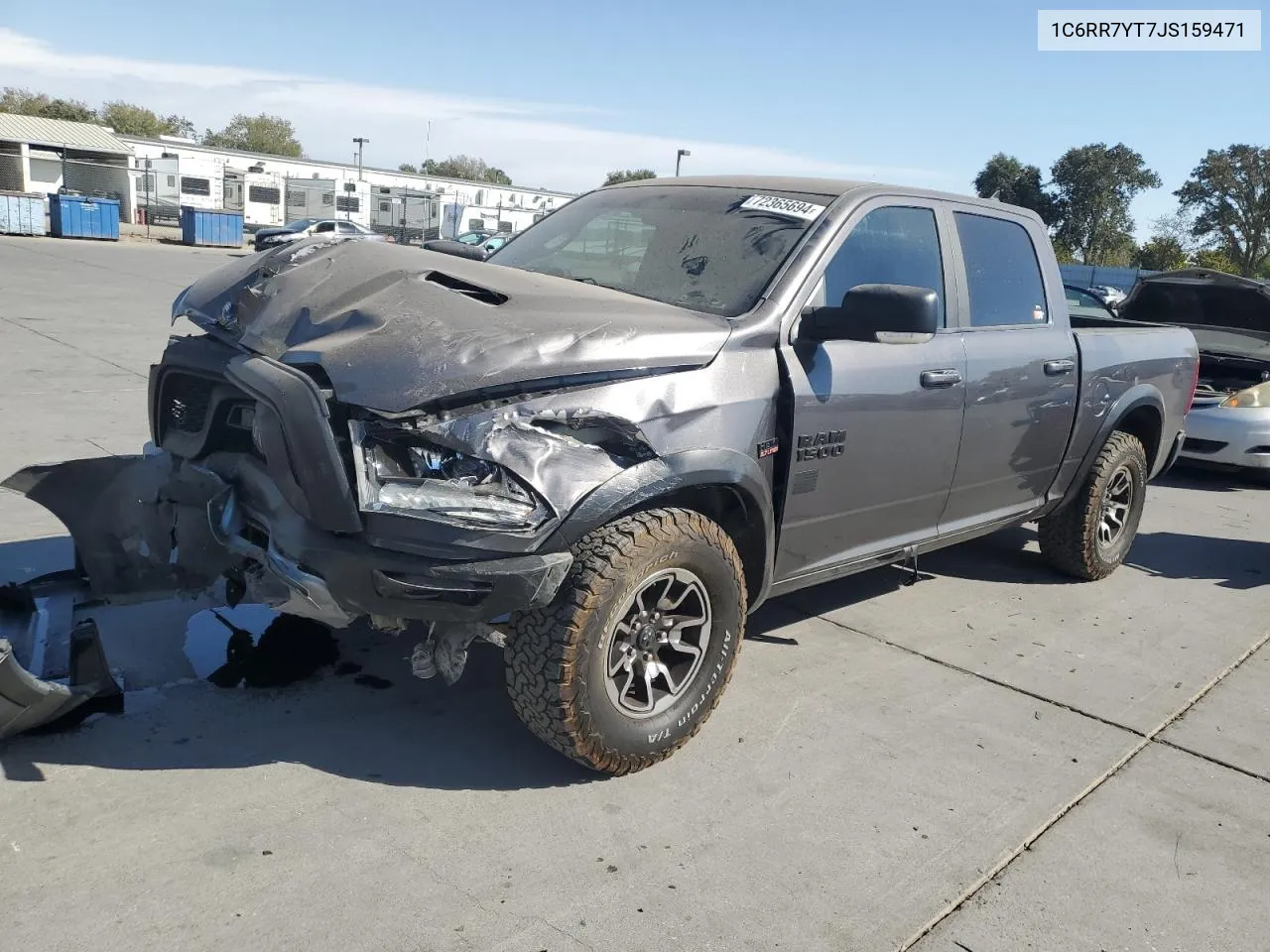 2018 Ram 1500 Rebel VIN: 1C6RR7YT7JS159471 Lot: 72365694