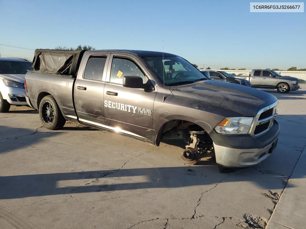 2018 Ram 1500 St VIN: 1C6RR6FG3JS266677 Lot: 72374234