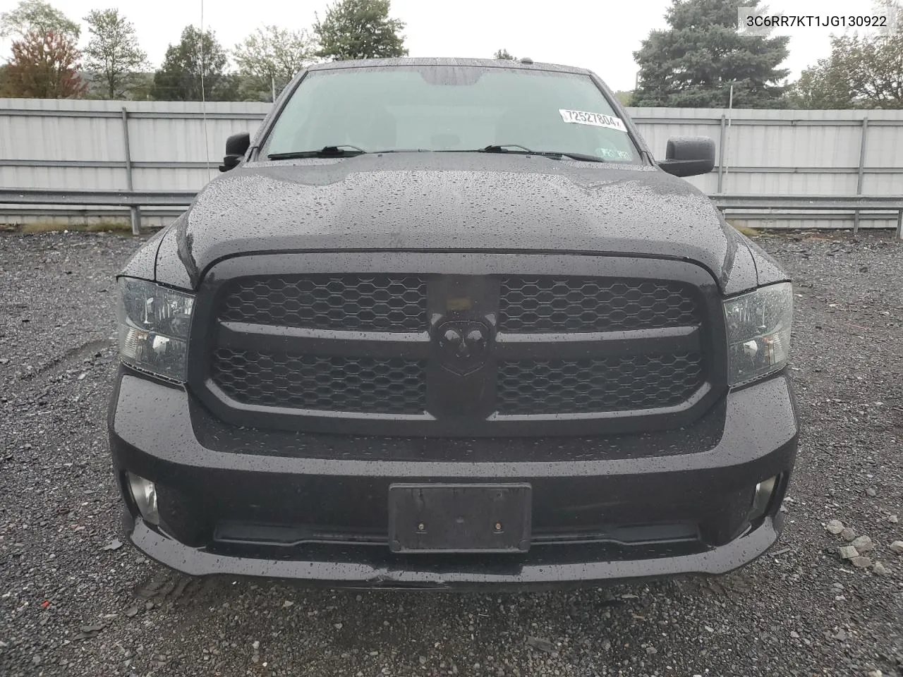 2018 Ram 1500 St VIN: 3C6RR7KT1JG130922 Lot: 72527804