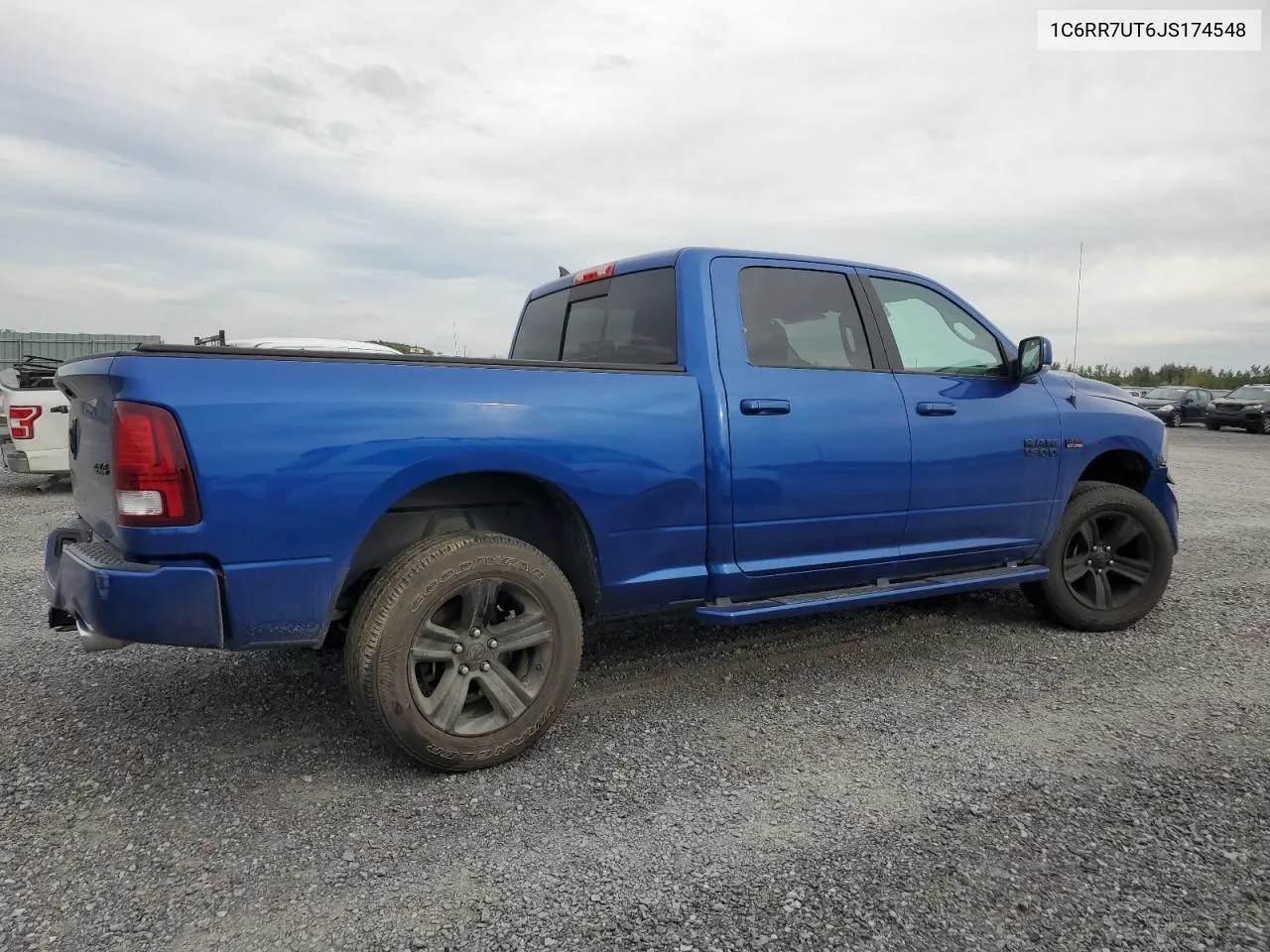 2018 Ram 1500 Sport VIN: 1C6RR7UT6JS174548 Lot: 72735284