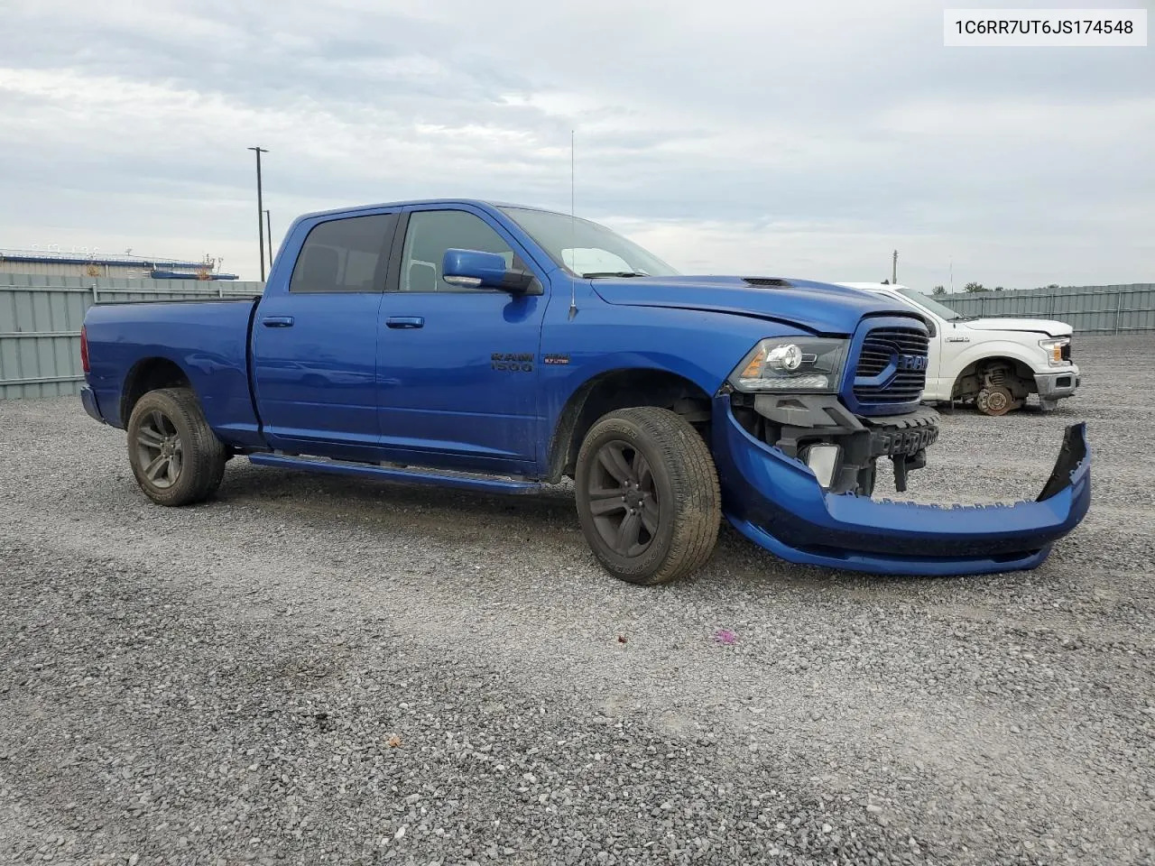 2018 Ram 1500 Sport VIN: 1C6RR7UT6JS174548 Lot: 72735284