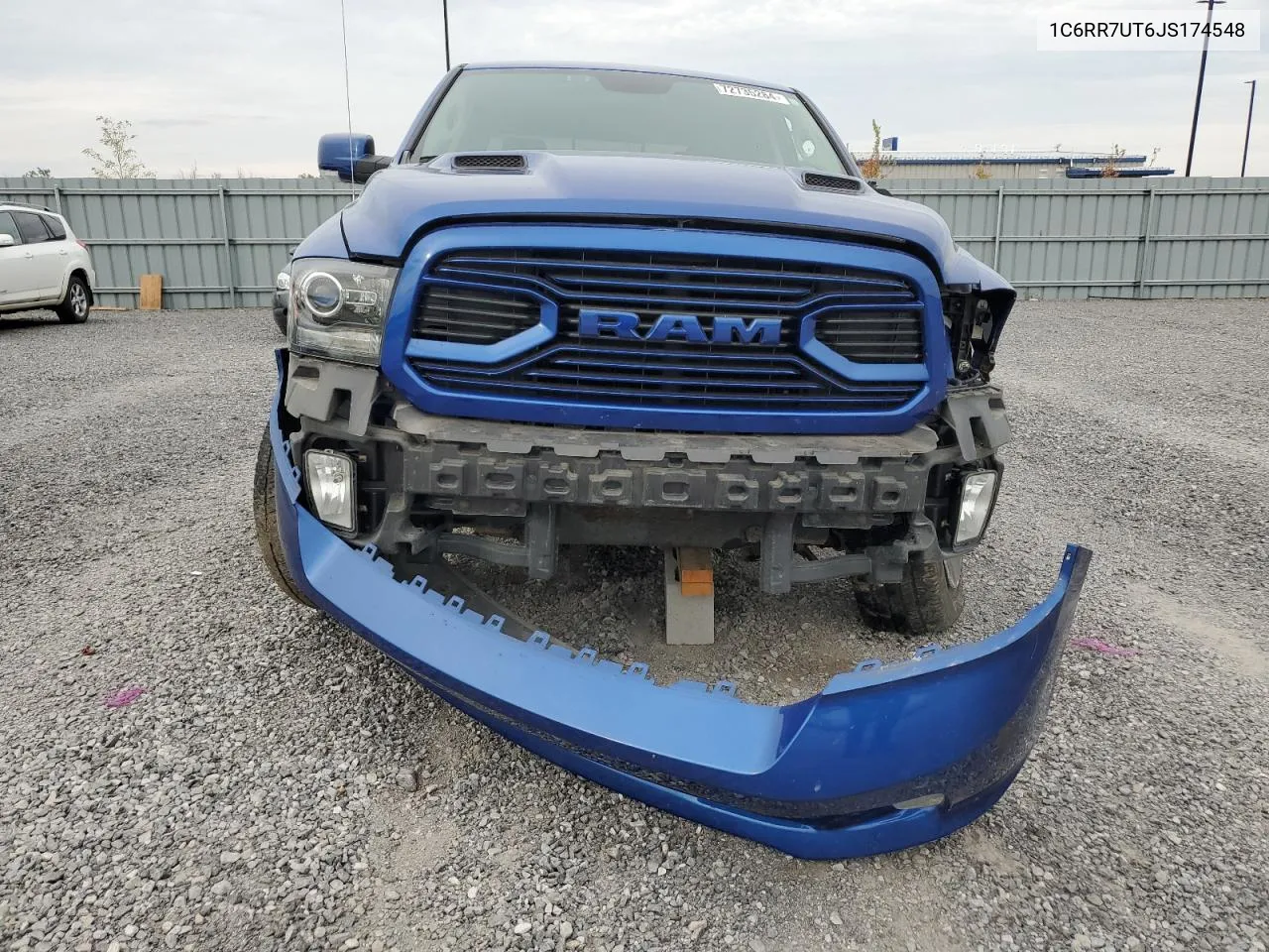 2018 Ram 1500 Sport VIN: 1C6RR7UT6JS174548 Lot: 72735284