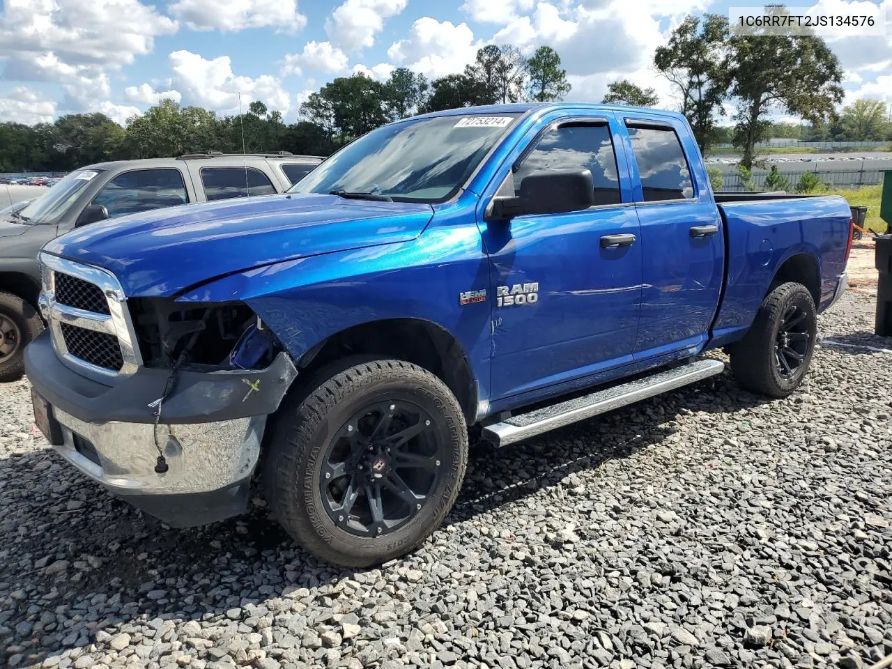 2018 Ram 1500 St VIN: 1C6RR7FT2JS134576 Lot: 72753214