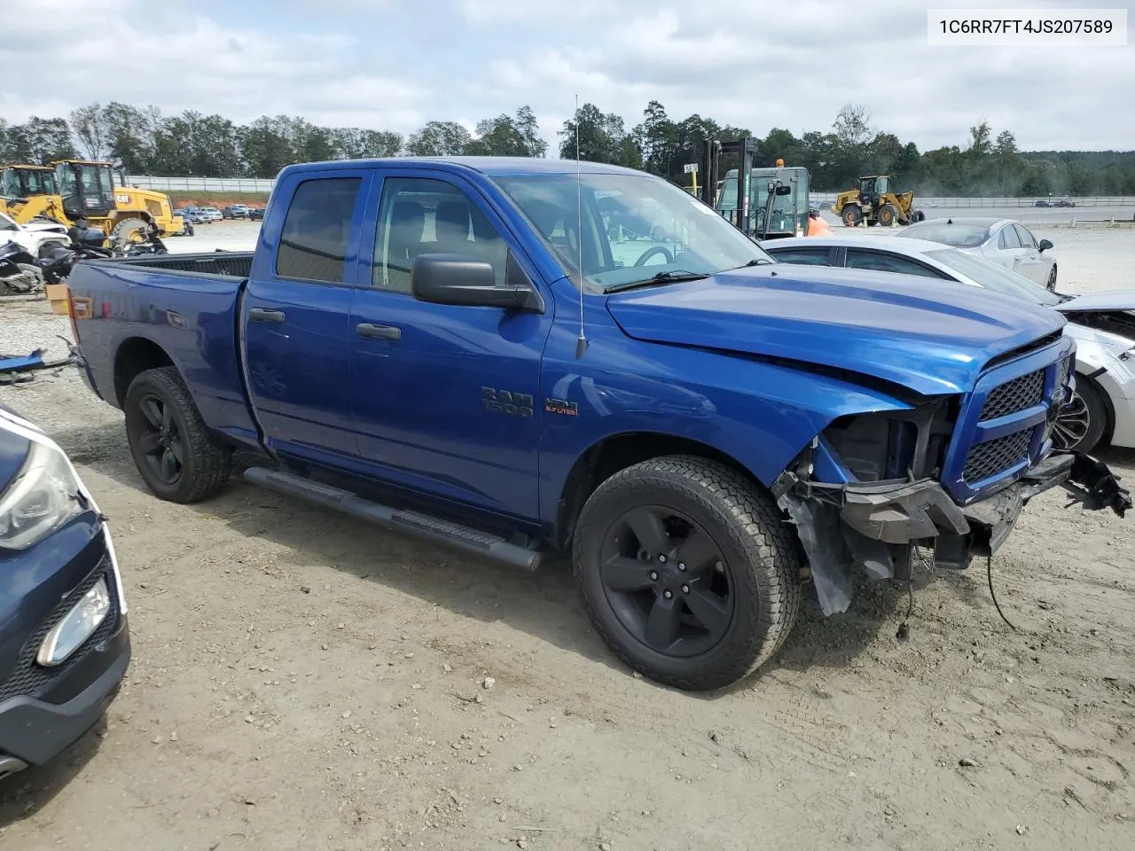 2018 Ram 1500 St VIN: 1C6RR7FT4JS207589 Lot: 72794614