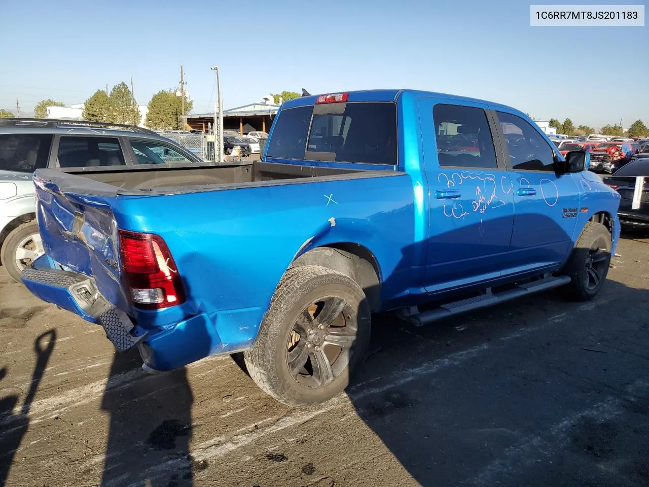 2018 Ram 1500 Sport VIN: 1C6RR7MT8JS201183 Lot: 74137514