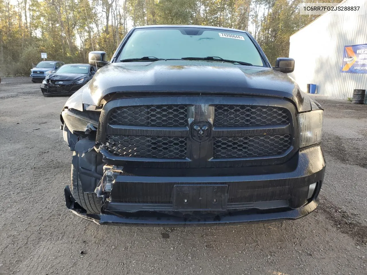 2018 Ram 1500 St VIN: 1C6RR7FG2JS288837 Lot: 74200644