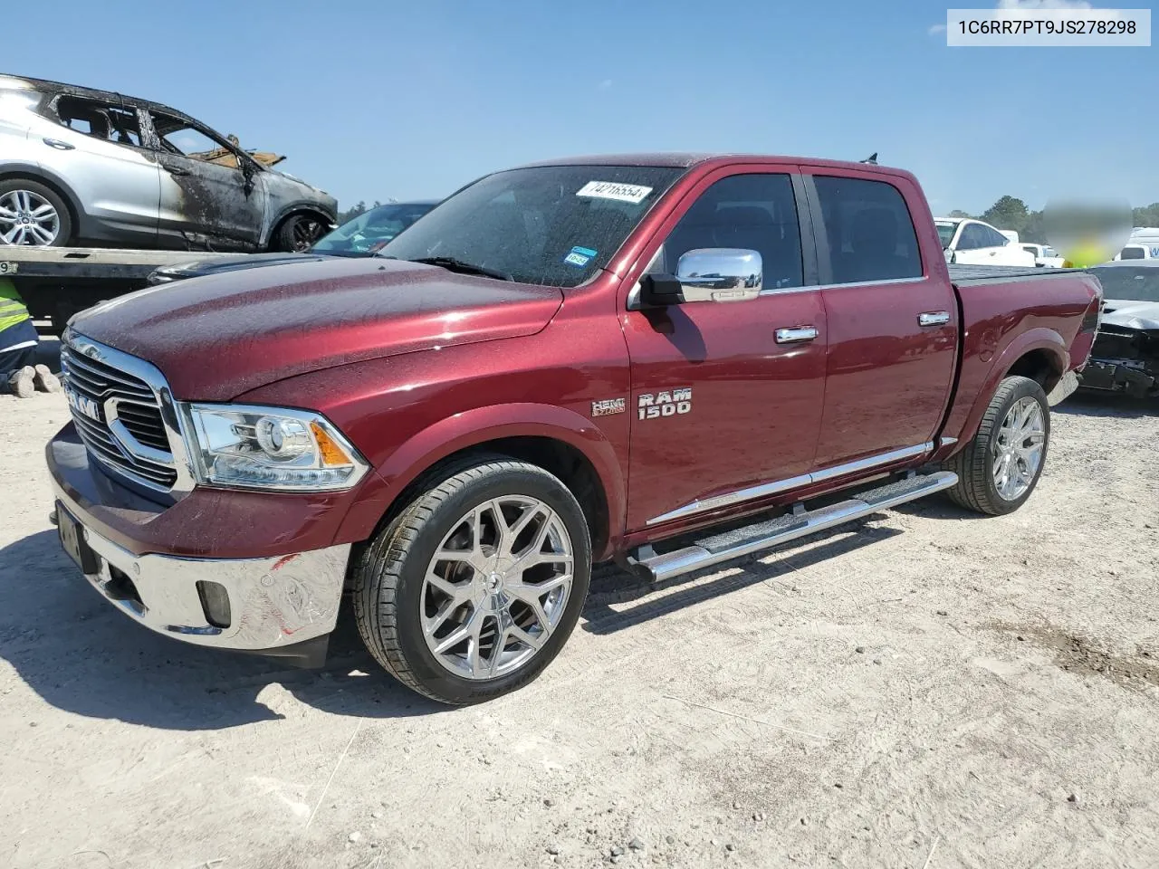 2018 Ram 1500 Longhorn VIN: 1C6RR7PT9JS278298 Lot: 74216554