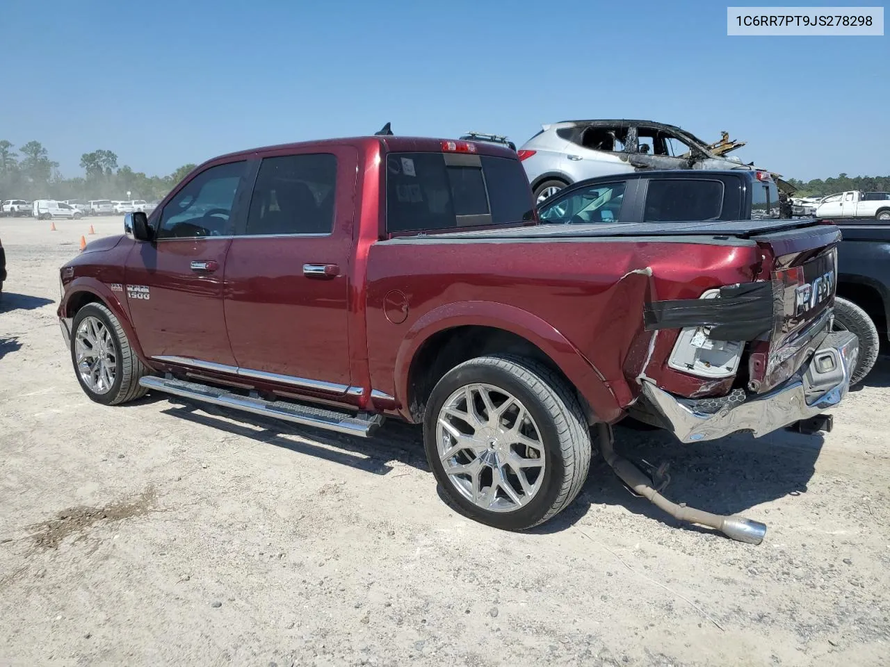 2018 Ram 1500 Longhorn VIN: 1C6RR7PT9JS278298 Lot: 74216554