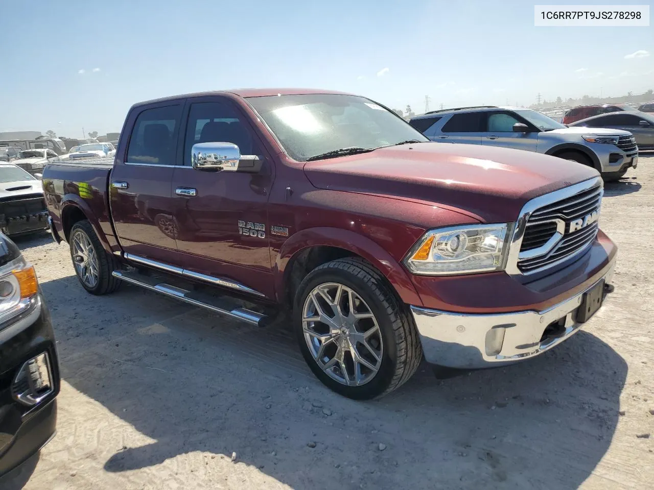 2018 Ram 1500 Longhorn VIN: 1C6RR7PT9JS278298 Lot: 74216554