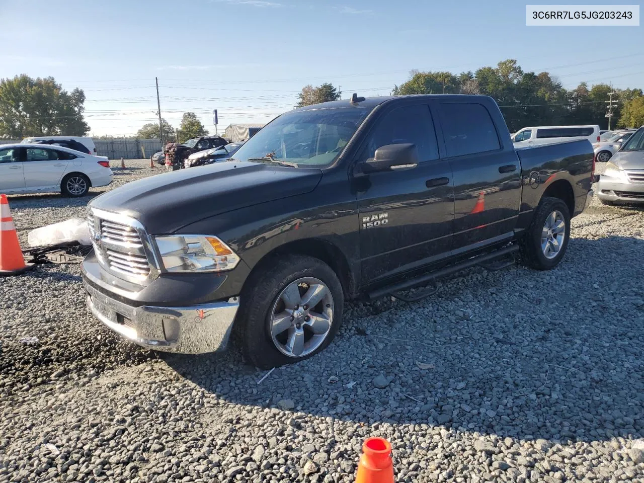 2018 Ram 1500 Slt VIN: 3C6RR7LG5JG203243 Lot: 74399294