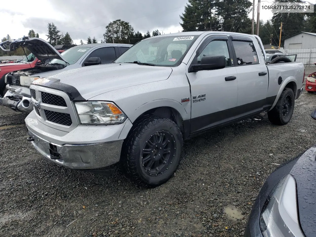 2018 Ram 1500 Slt VIN: 1C6RR7TT3JS272874 Lot: 74544584