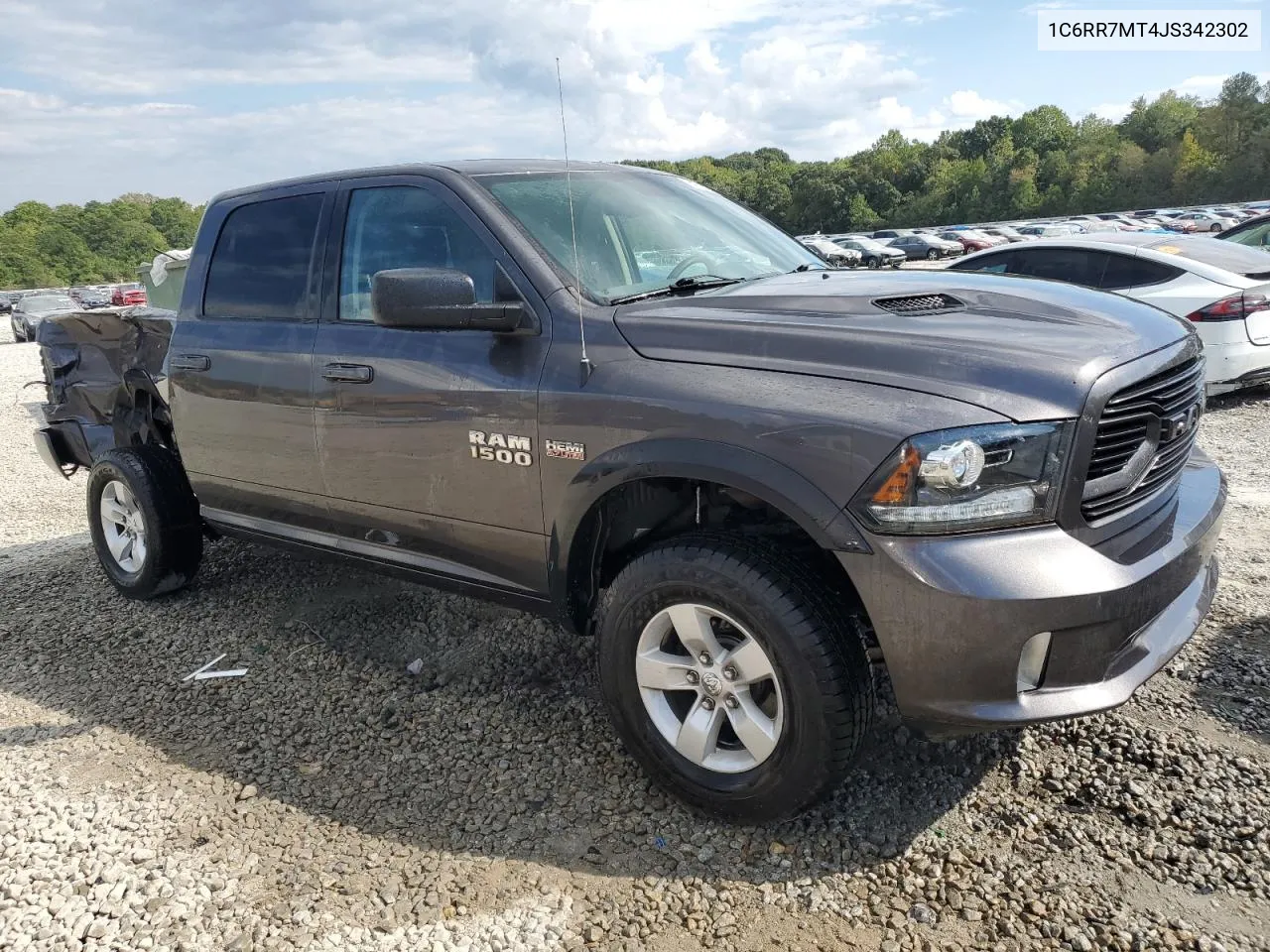 2018 Ram 1500 Sport VIN: 1C6RR7MT4JS342302 Lot: 74574754