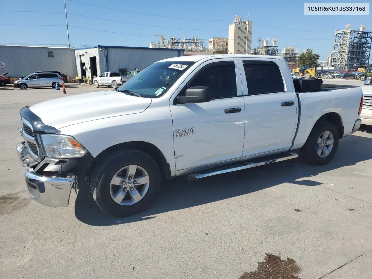 2018 Ram 1500 St VIN: 1C6RR6KG1JS337168 Lot: 74665284