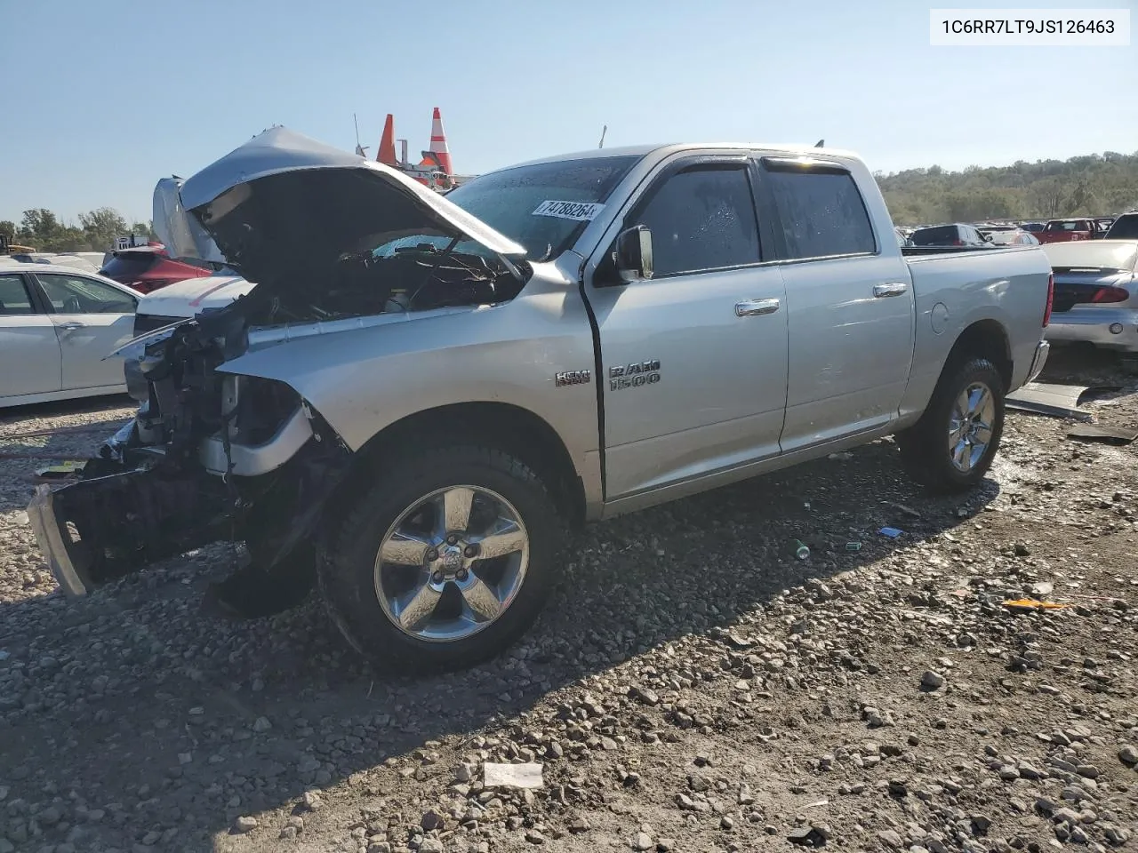 2018 Ram 1500 Slt VIN: 1C6RR7LT9JS126463 Lot: 74788264