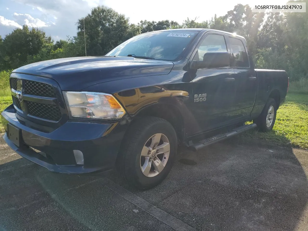 2018 Ram 1500 St VIN: 1C6RR7FG8JS247970 Lot: 74792124