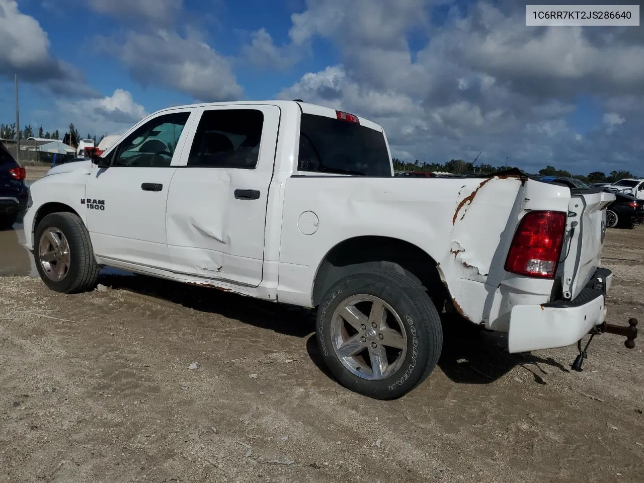 2018 Ram 1500 St VIN: 1C6RR7KT2JS286640 Lot: 74804434