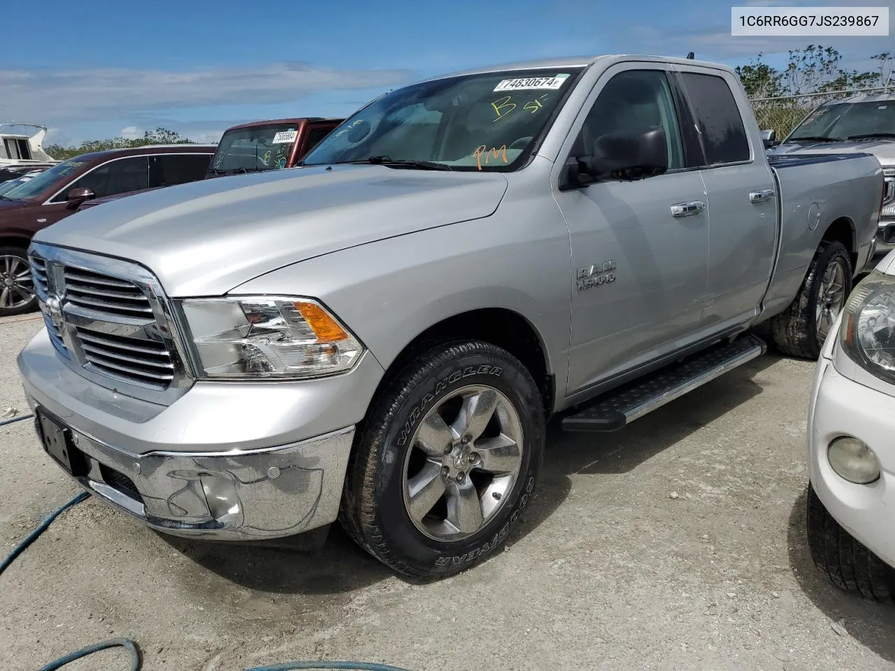 2018 Ram 1500 Slt VIN: 1C6RR6GG7JS239867 Lot: 74830674