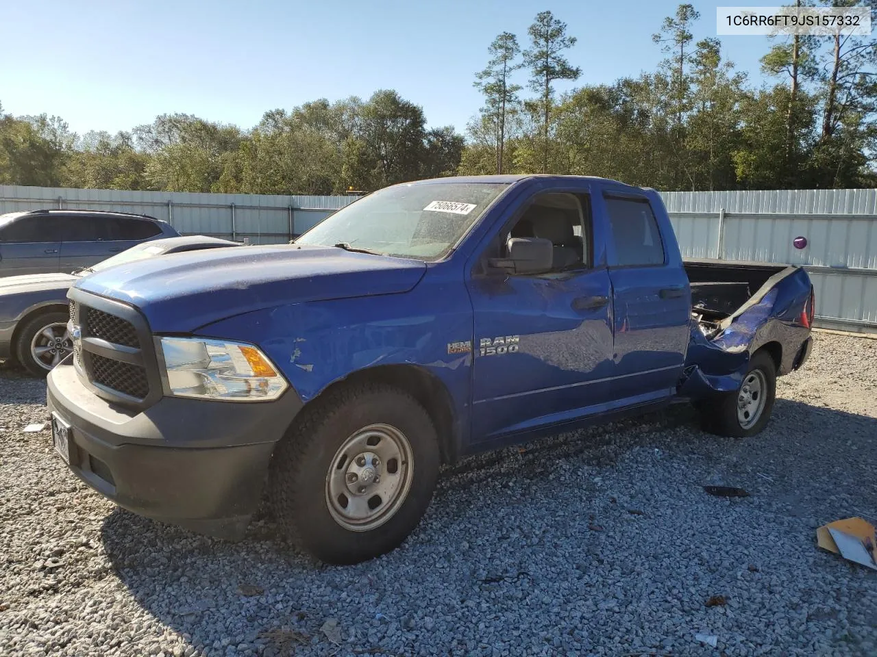 2018 Ram 1500 St VIN: 1C6RR6FT9JS157332 Lot: 75066574