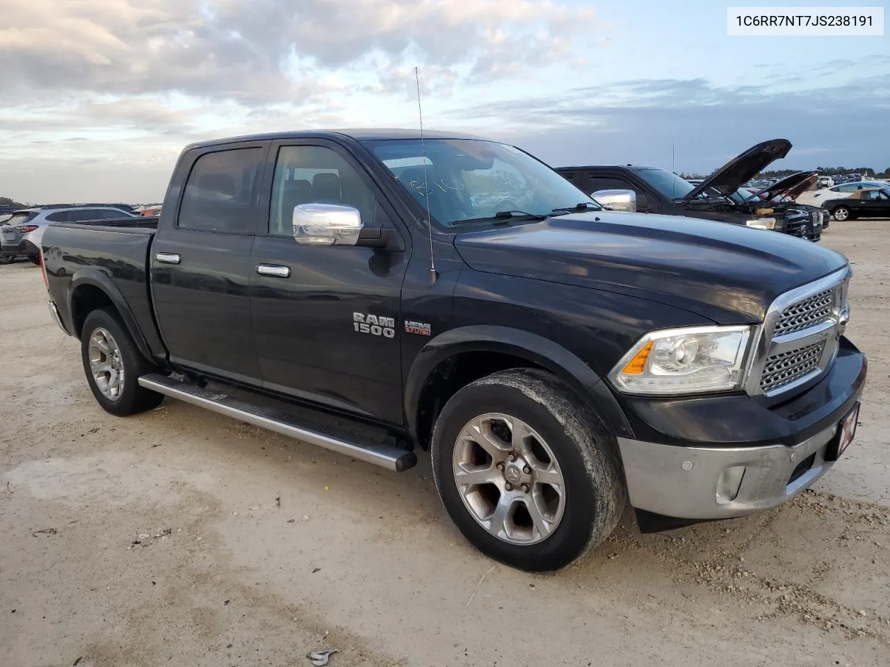 2018 Ram 1500 Laramie VIN: 1C6RR7NT7JS238191 Lot: 75101114