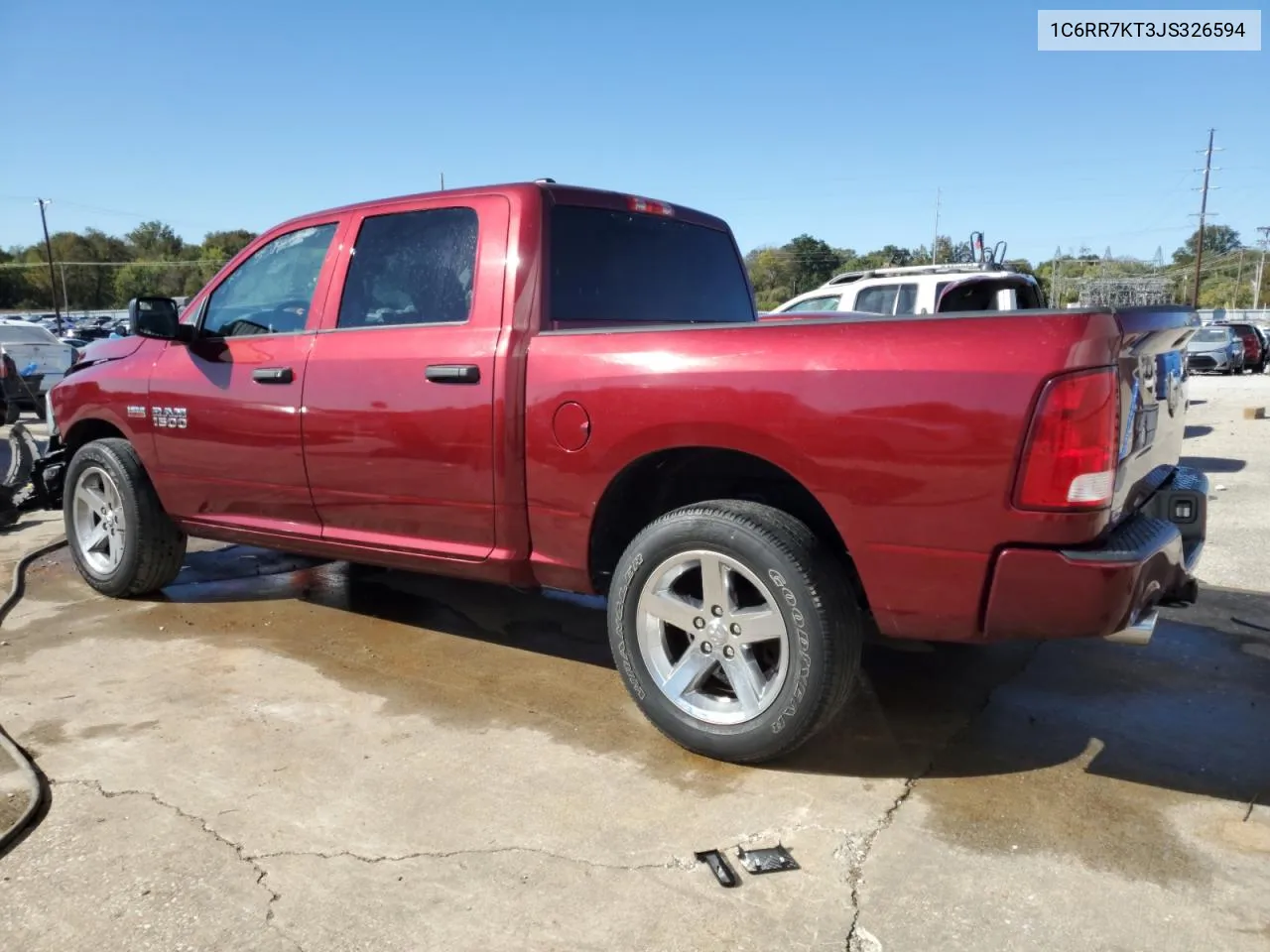 2018 Ram 1500 St VIN: 1C6RR7KT3JS326594 Lot: 75200864