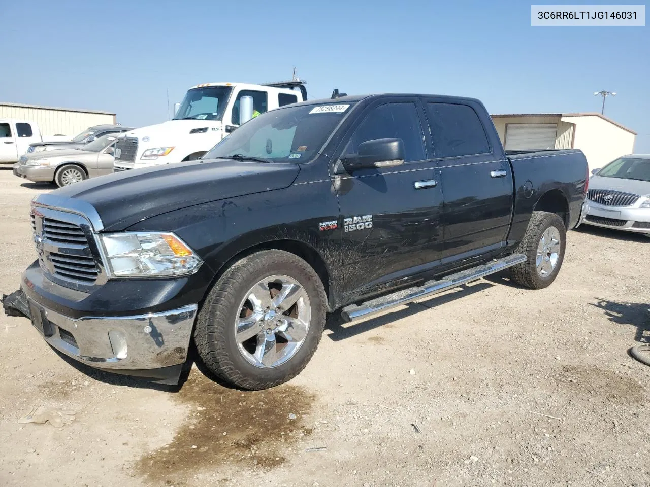 2018 Ram 1500 Slt VIN: 3C6RR6LT1JG146031 Lot: 75298244